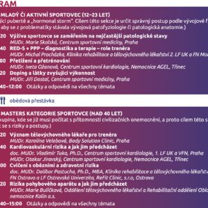 Pozvánka na konferenci Tělovýchovné lékařství 2024